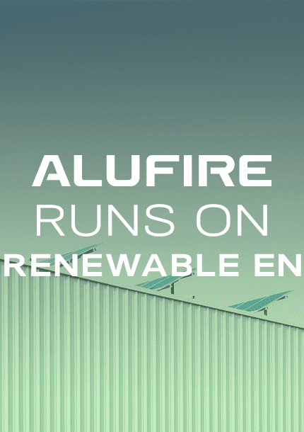 Alufire-Alufire is being powered by 100% renewable energy!